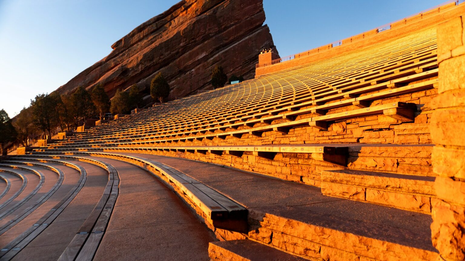 Red Rocks Amphitheatre Grid Circulation Pattern Red Rocks Amphitheatre in Morrison, CO