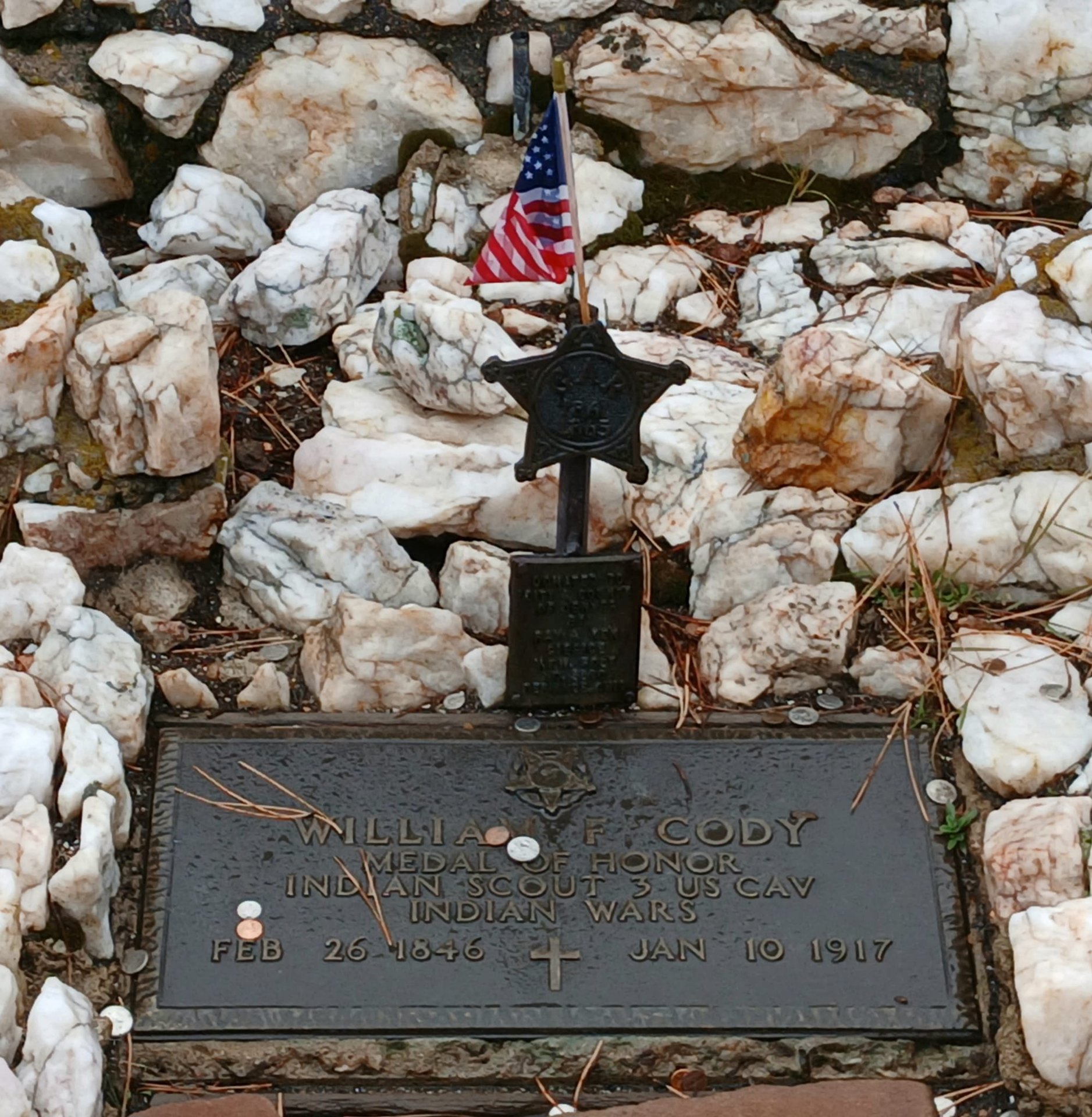 Buffalo Bill Museum & Grave – Buffalo Bill's Grave (Golden, Colorado, USA), plate