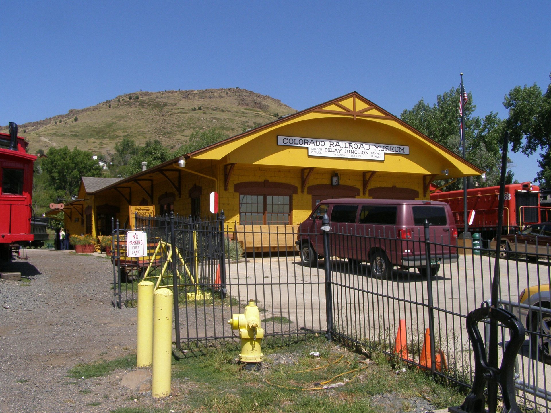Colorado Railroad Museum – Colorado Railroad Museum Building in Golden, Colorado.