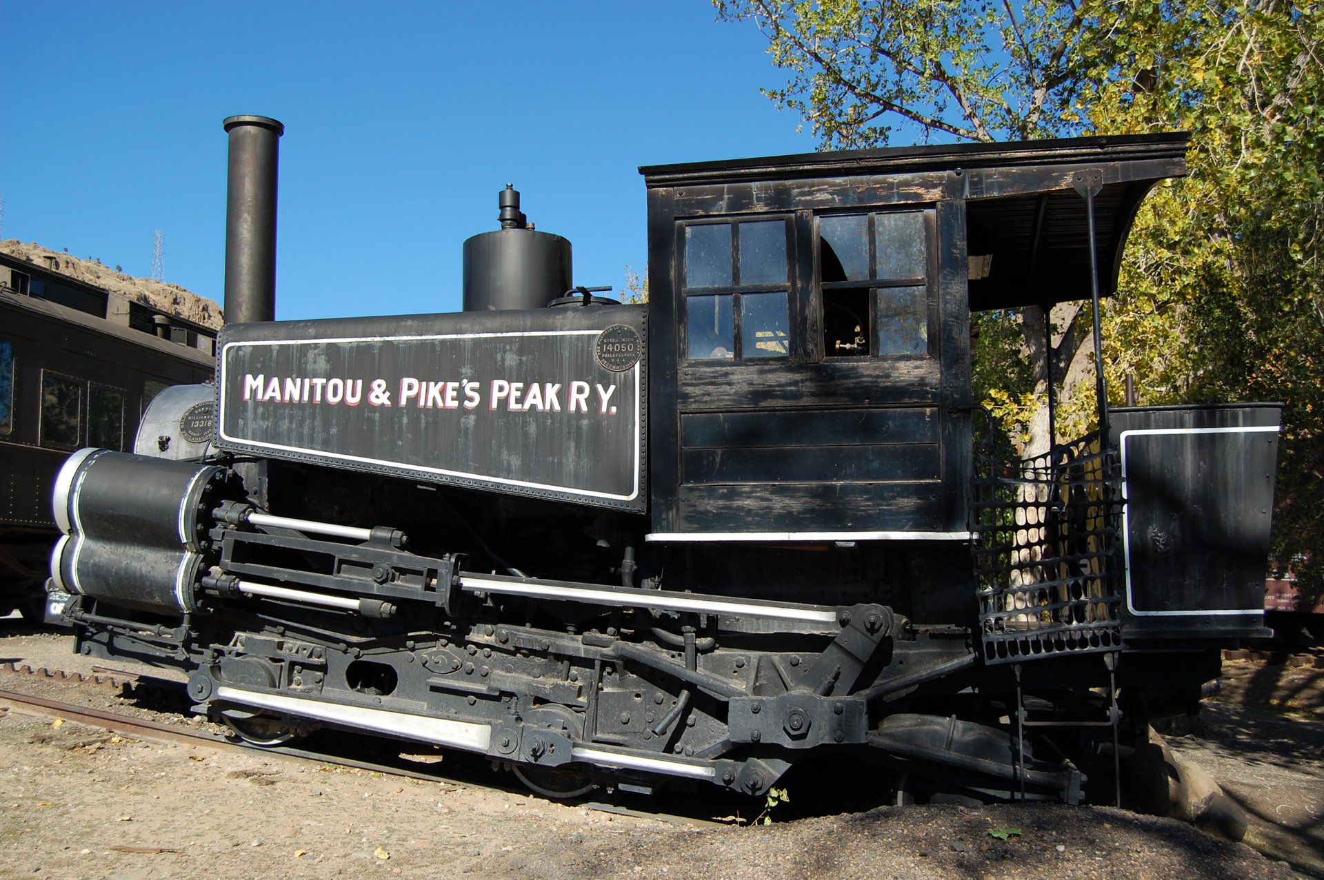 Colorado Railroad Museum – Manitou and Pike's Peak Railway Steam locomotive #1 at Colorado Railroad Museum
