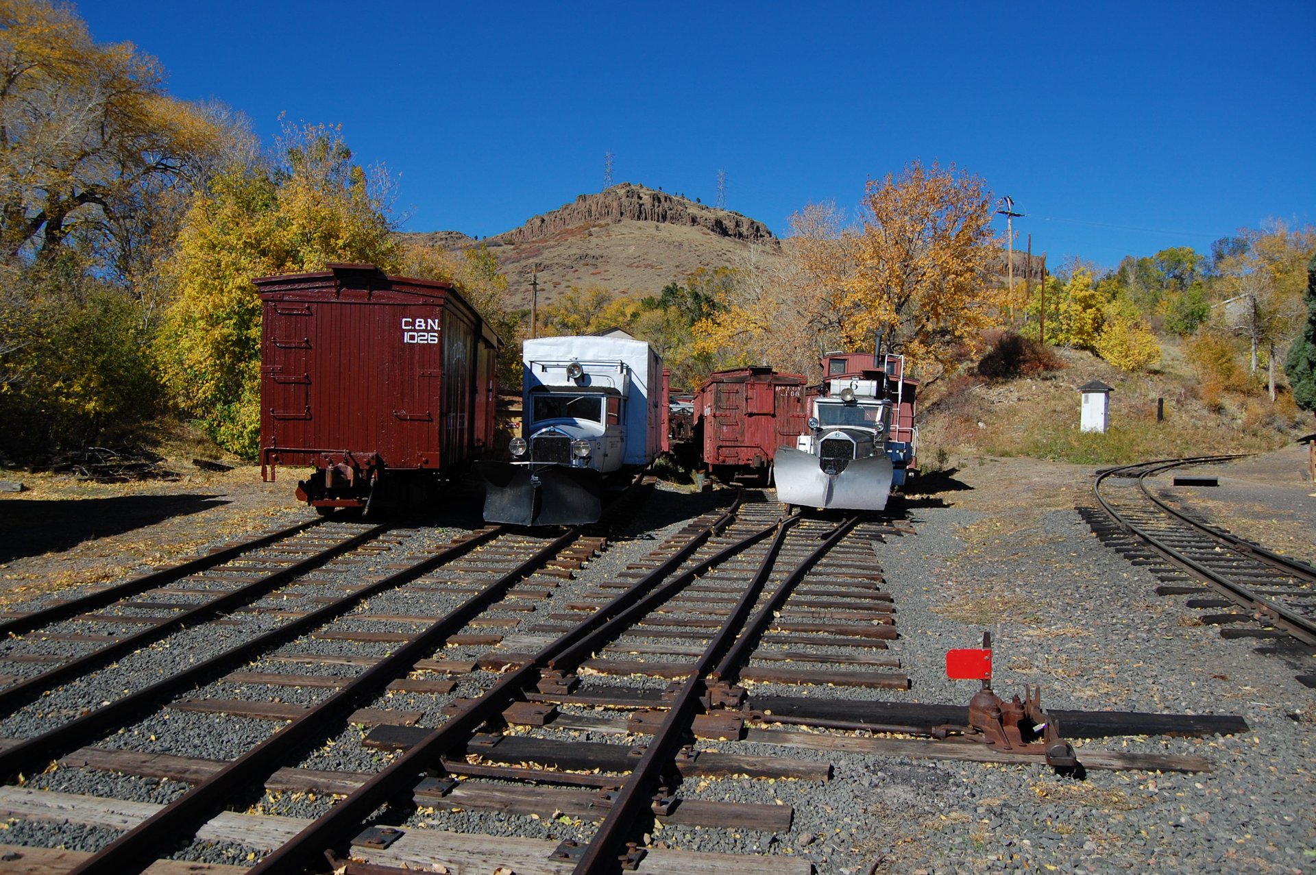 Colorado Railroad Museum – Rio Grande Southern Galloping Goose RGS #2 and RGS #6 at Colorado Railroad Museum