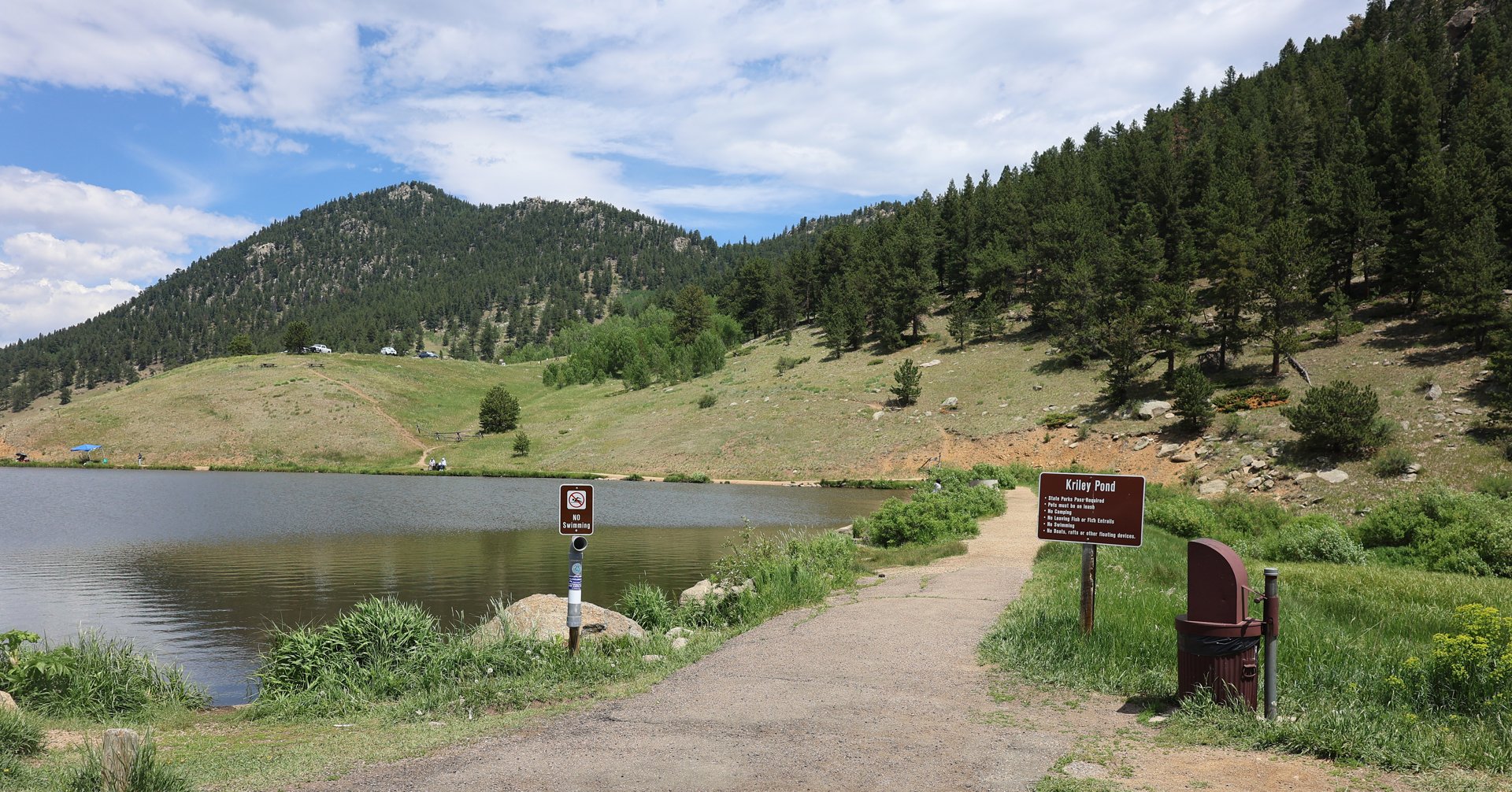 Kriley Pond in Golden Gate Canyon State Park