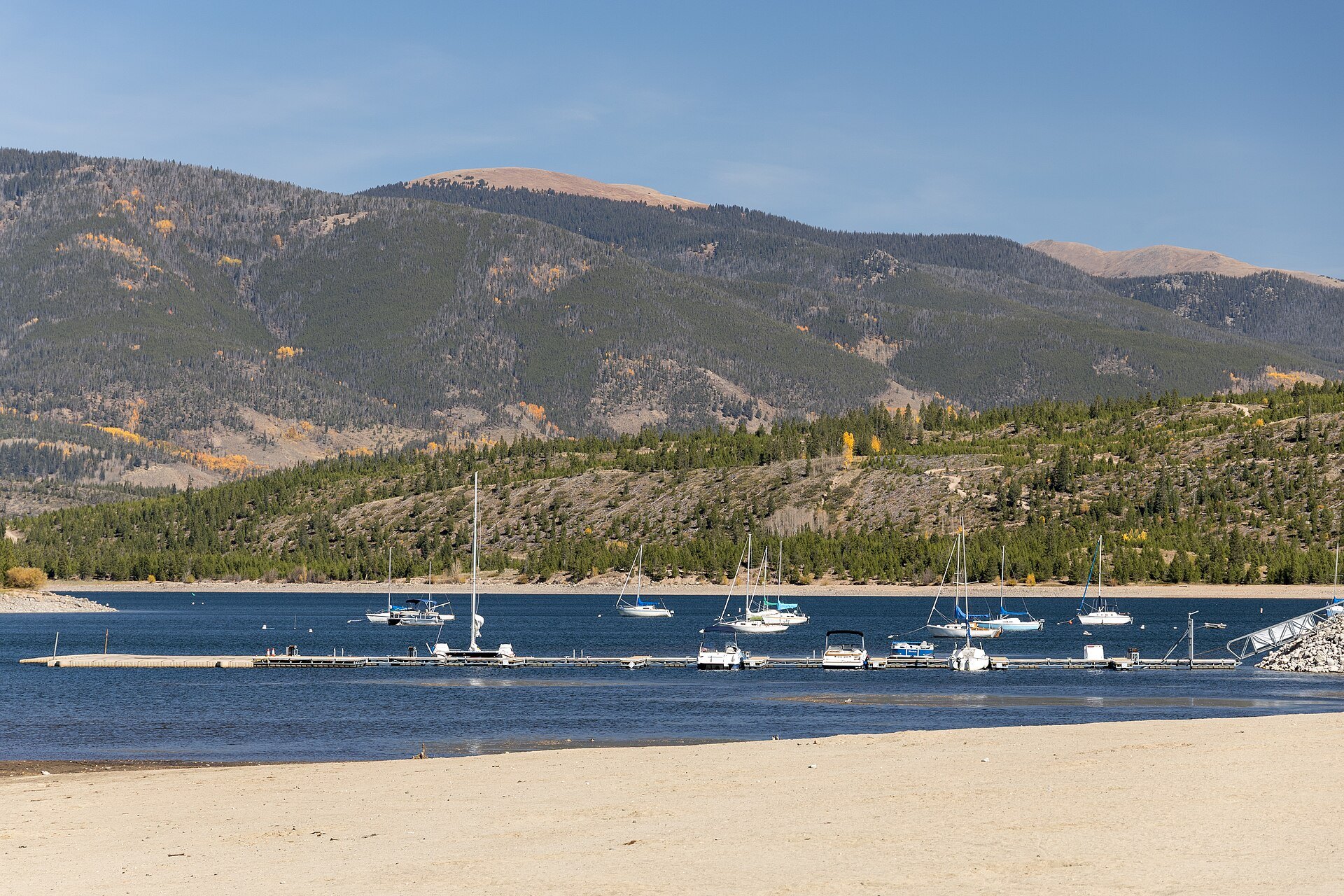 Frisco Bay Marina on Lake Dillon, Colorado