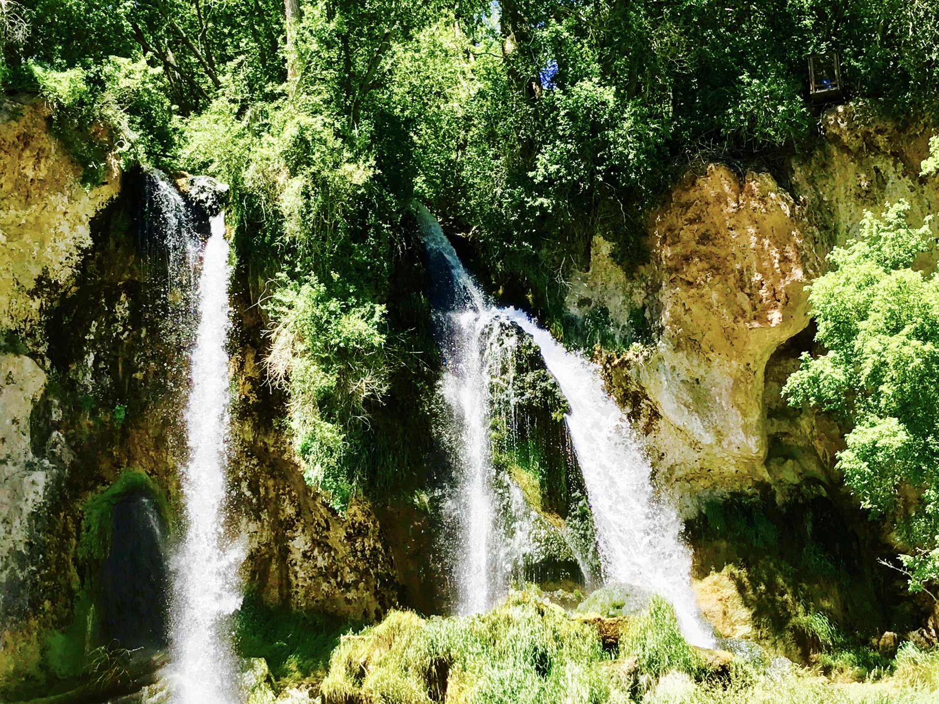 Rifle Falls State Park – Rifle Falls State Park Colorado during low run off