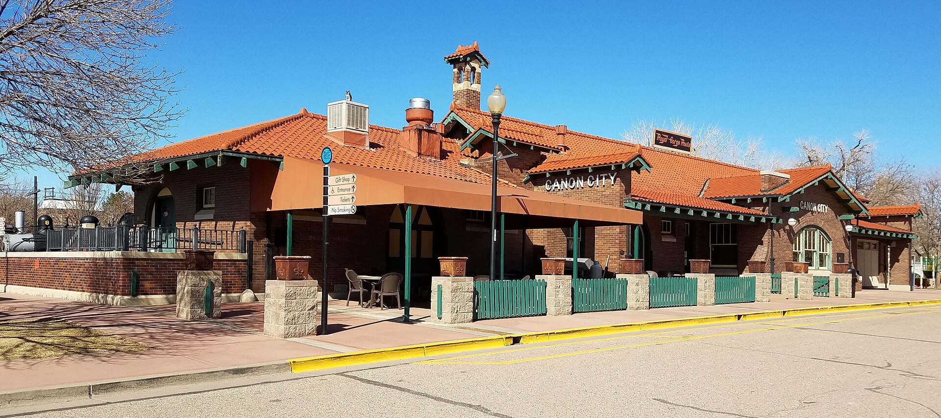 Santa Fe Depot in Cañon City, home of the Royal Gorge Route