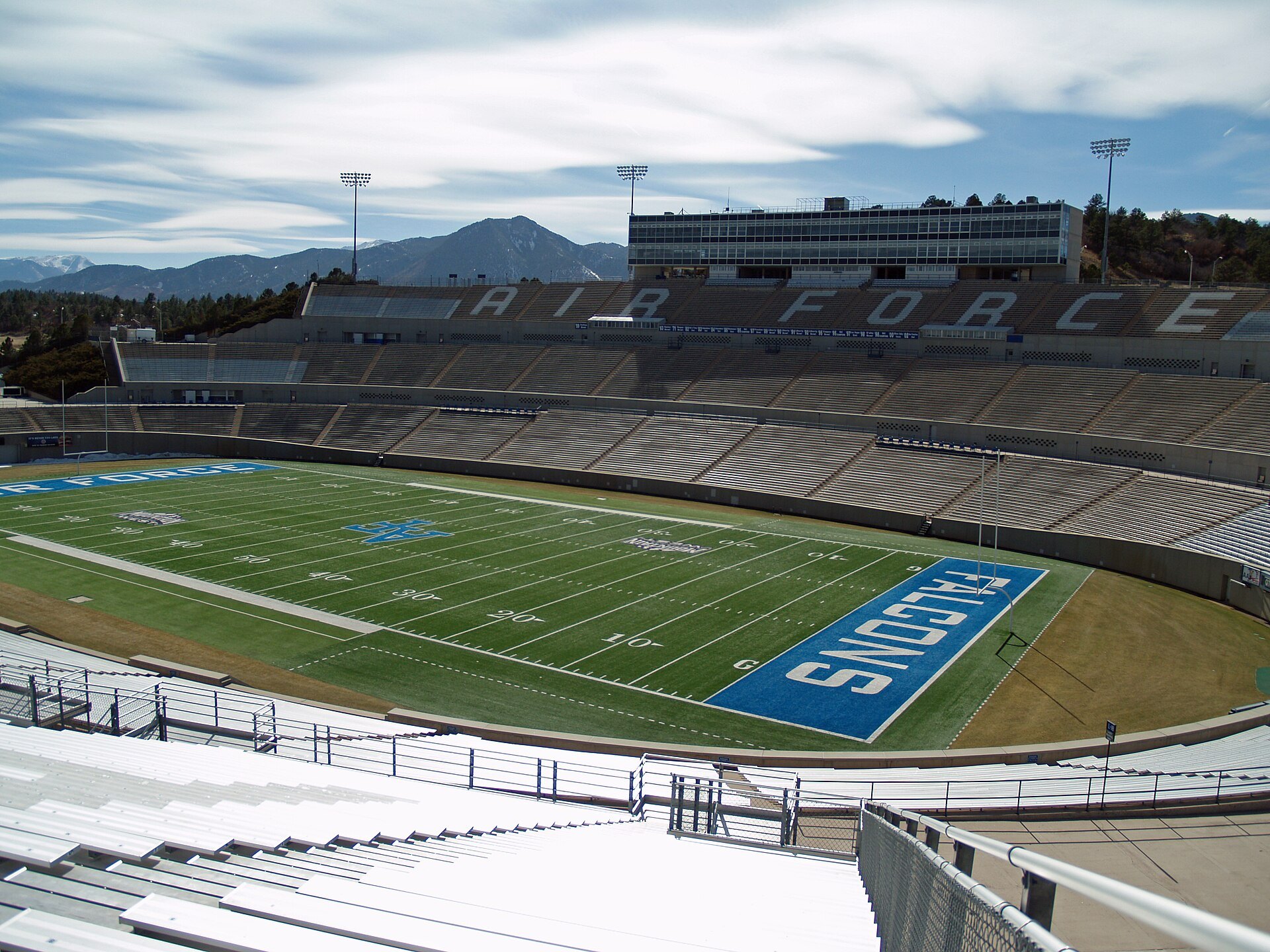 Falcon Stadium, home of Air Force Falcons football at the Air Force Academy